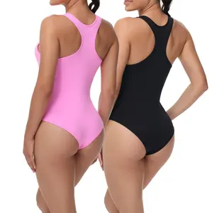 Women's 2-Piece Set – Sexy Cross-Back Sleeveless Bodysuit & Square-Neck Crop Top 2026 Trendy Outfits