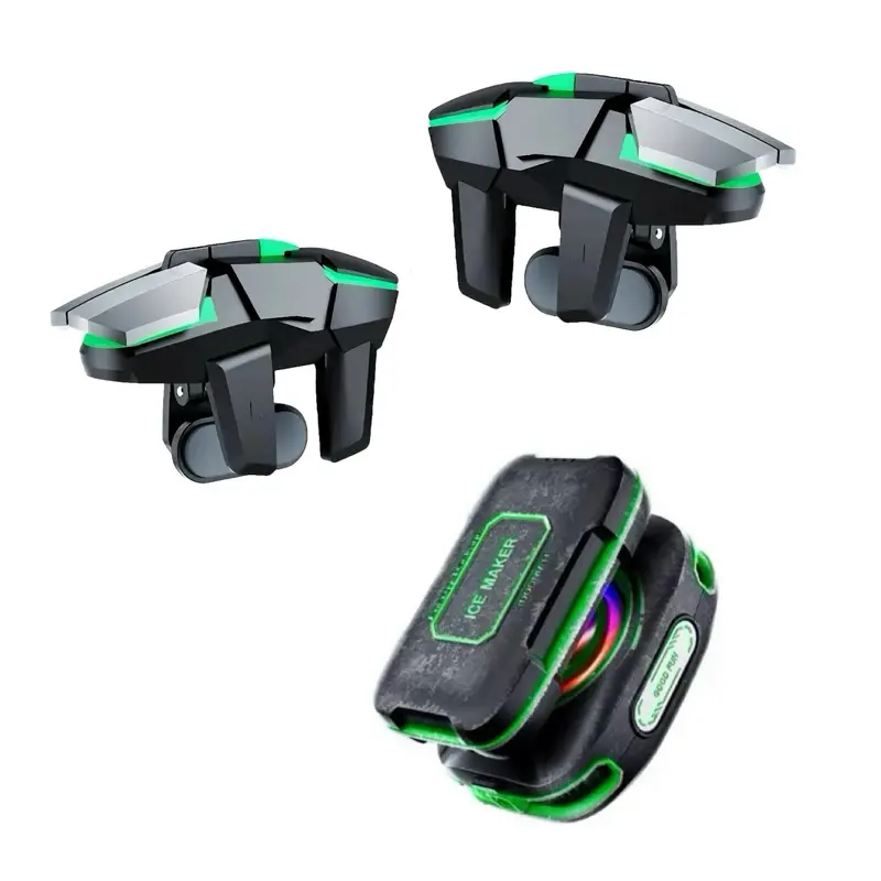 Mobile Phone Gaming Triggers Combo Kit - Electronic Console Game Accessories, Remote-Style Controller for iPhones, Android Phones, PUBG Mobile, Call of Duty