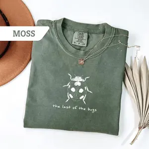 Comfort Colors Dancing Lady Bugs T-Shirt, The Last Of The Bugs Tee, Noah Music T-Shirt, Tour Merch TShirt