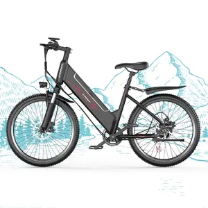 Pikabike F26 Pro 1500w Off-Road Electric Bike 30-70 Mile Range,48V 10Ah Removable Battery, 26" All-Terrain Tires, Front Fork Shock Absorption, Smart Color Screen, Dual Disc Brakes Adult Mountain Bike