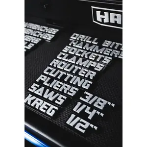 Toolbox Labels Magnetic Custom – Tool Drawer Labels – Garage & Shop Organization