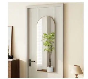 BEAUTYPEAK 48"x 14"Arched Full Length Mirror Wall Mounted Door Mirror