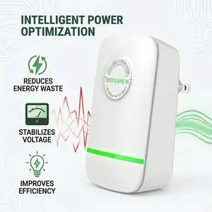 2026 Upgraded US Plug Power Box – Smart Energy Saving Device for Home & Office (90V–250V), Compact Design with LED Indicator