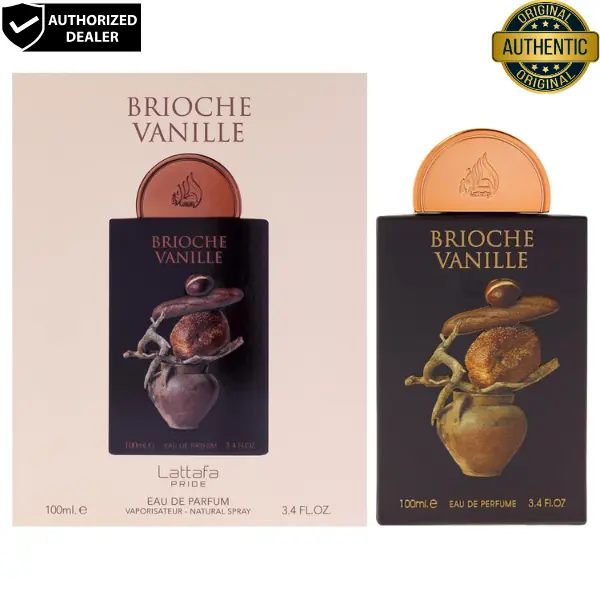 Brioche Vanille by Lattafa, 3.4 oz EDP Spray for Unisex