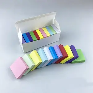 11 Bright Colors Square Sticky Notes – 1100 Sheets 1.5x1.5 Inch | Reusable Page Flags for Books, Notebooks, Calendars & Planners