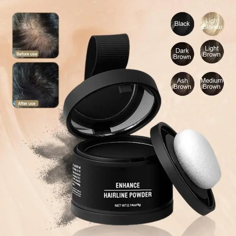 Buy 1 Get 1 Free Hairline Powder-Instantly Conceal Hair Loss for Men&Women Haircare-Natural Root Cover Touch Up with Smooth Puff Touch-Gray Coverage,An Excellent Choice for Gifting Daily,48-Hour Stain-Proof-Haircare