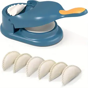 A Lightweight And Convenient Manual Dumpling Maker - The Perfect Choice for Family Gatherings And Holidays, Made from Food-Safe Plastic, Suitable for Halloween, Christmas, Easter, Valentine's Day, And Thanksgiving.