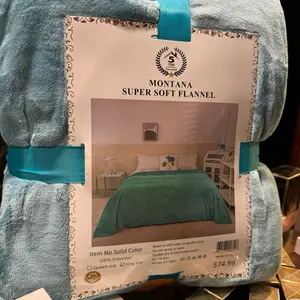 Montana Super Soft Flannel King Size Blanket