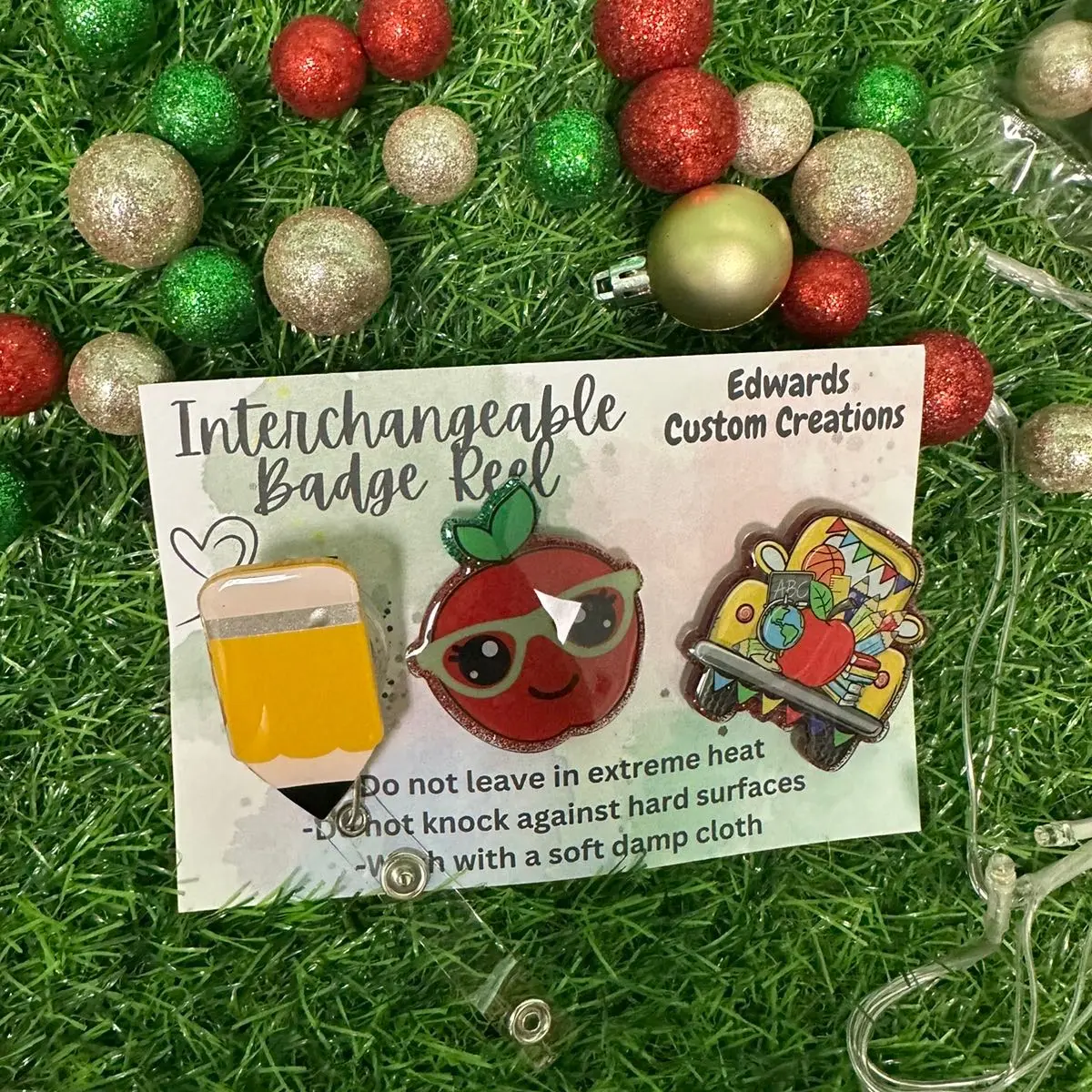 Teacher badge set