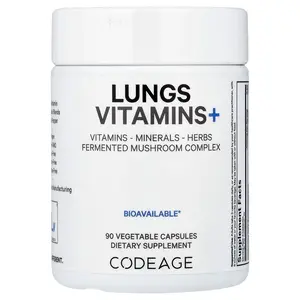 Codeage Lungs Vitamins +, 90 Vegetable Capsules