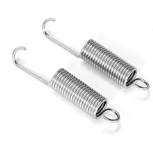 3-5/8 inch Overall Length Recliner Sofa Chair Mechanism Tension Springs Replacement Long Neck Hook (Pack of 2)