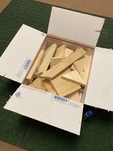 4lb Pine Wood Cut Offs Craft Bundle Box for DIY Projects & Woodworking Supplies Versatile Material for Crafting