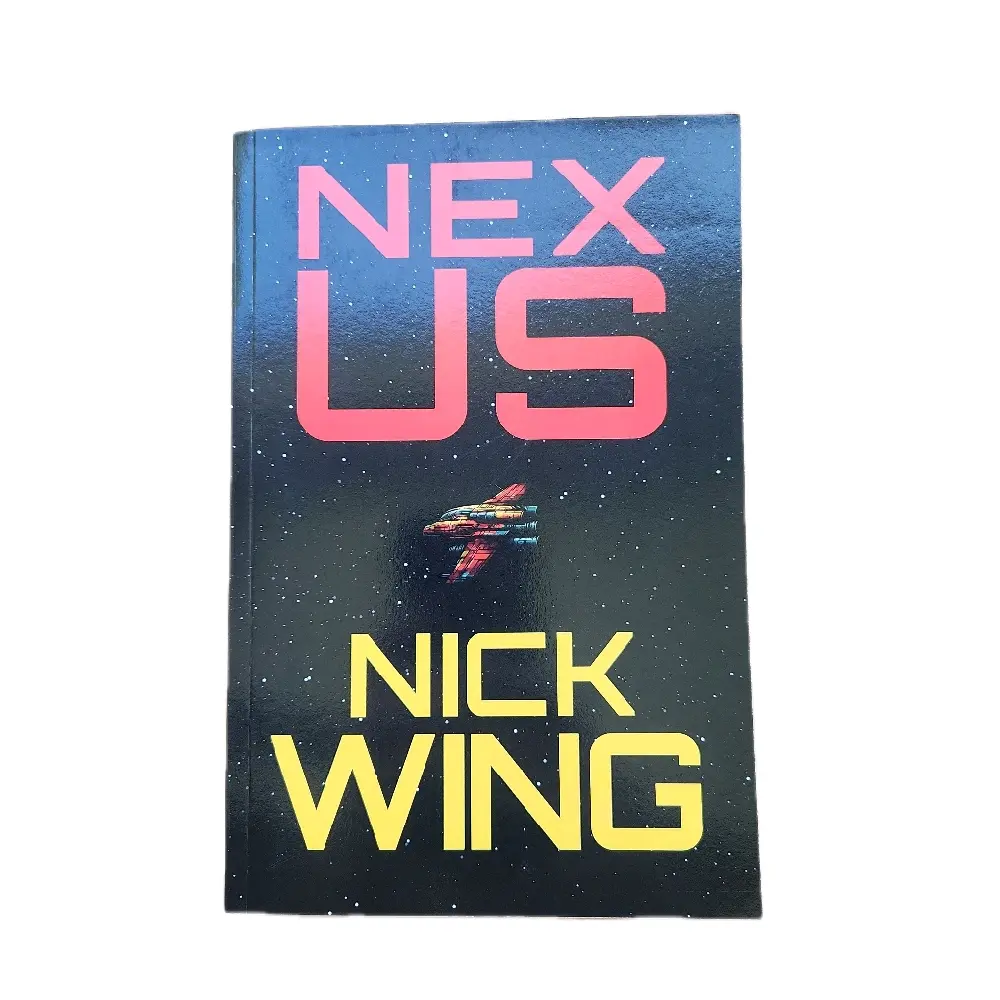Fleet-Approved AUTOGRAPHED COPY NEXUS Space Centurion Book One Paperback by Nick Wing - Red and Yellow Text on Space-Themed Cover