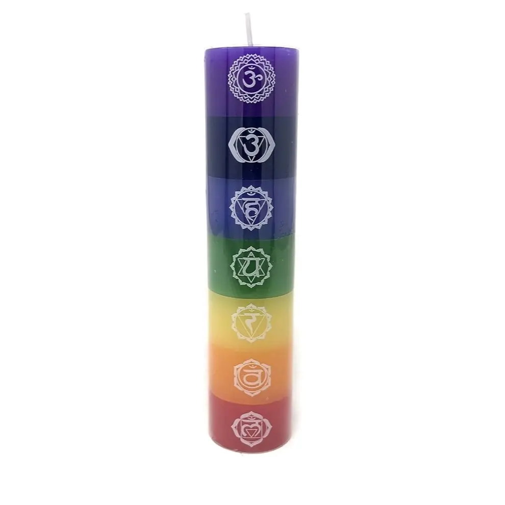 7 Archangels Candle - Multi-Color Spiritual Candle for Protection, Guidance, and Energy Alignment 16 Hours Approx Burn Time - Decor, Ornaments