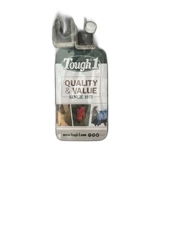 Tough 1 Dark Oil Leather Stirrup Hobble Straps 1/2" x 12" Nickel Buckle