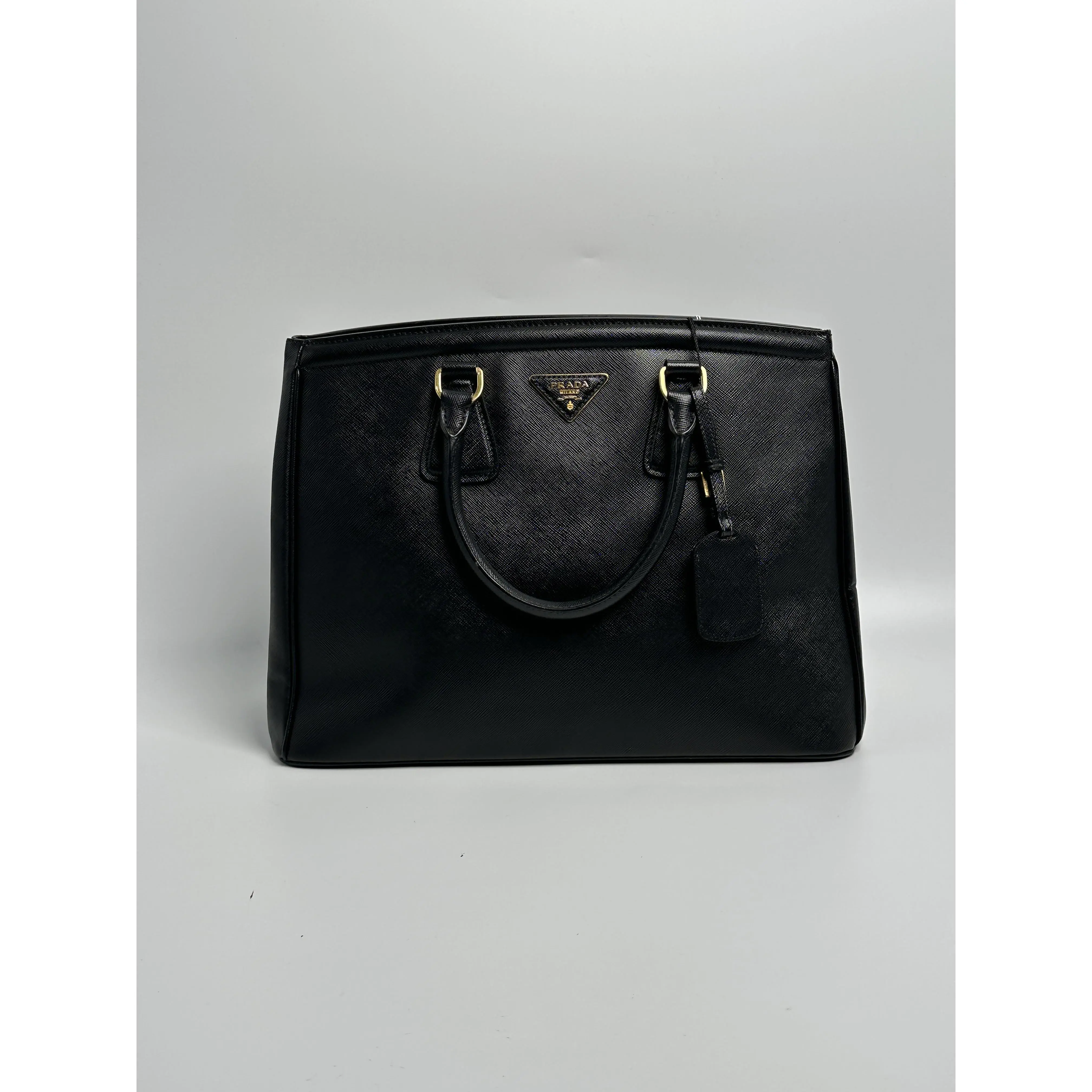 Pre-owned PRADA leather Top Handle Bag Saffiano Lux Tote SH403PR
