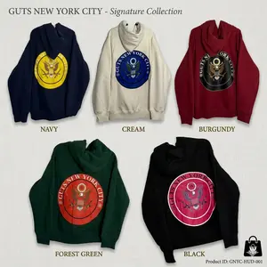 Eagle Seal Graphic Hooded Sweatshirt