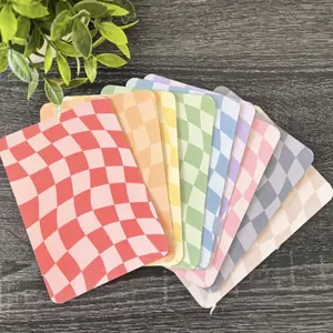 Kindle Checkered E-Reader Device Inserts - Durable Cardstock for Clear Case Covers Colorsoft Oasis Covers Paperwhite Skins Reader Gifts Book Tok Lover Smartphone Tablet Accessories Multicolor Digital Products