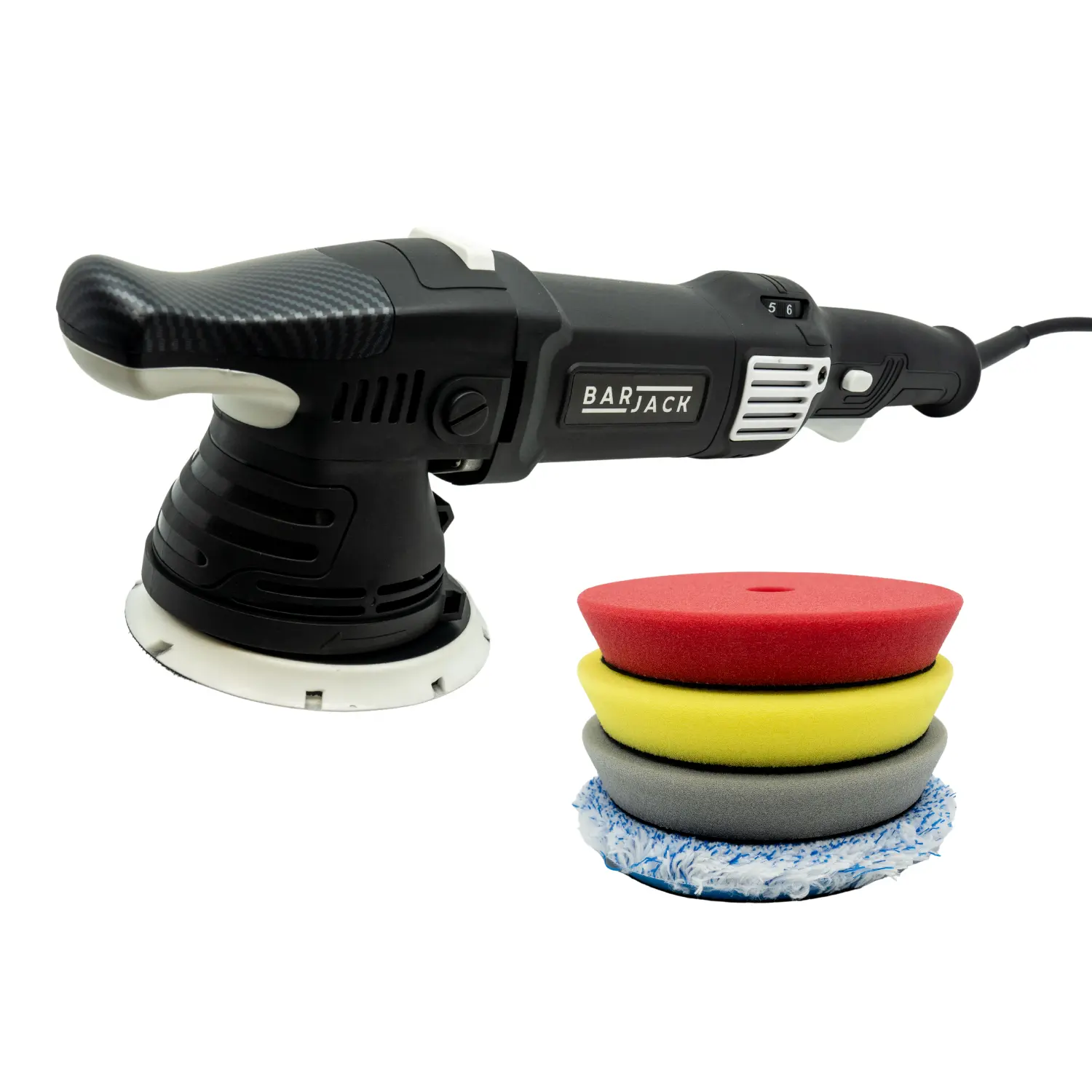 Barjack 15mm Random Orbital Polisher - Car Polish Machine with Dual Action Motion, Variable Speed, Balanced Power and Precision for Automotive Paint Correction & Maintenance