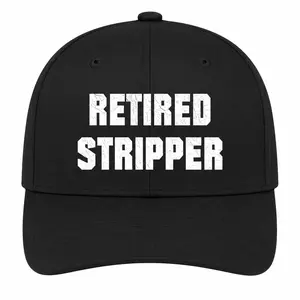 Retired Stripper Graphic Cap Funny Adult Humor Printed Dad Hat Novelty Gag Gift For Men Fathers Day Retirement Party Humor Cap