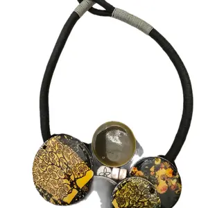 Virgen  Necklace Antique Crystal Fur Handmade necklace western style