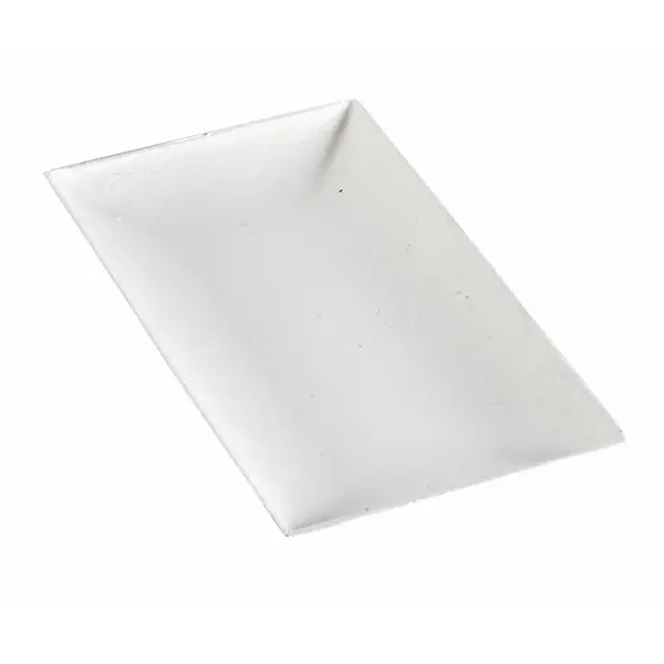Bio N Chic Disposable Rectangular Sugarcane Plates, Pack of 100, for Wedding & Party Supplies