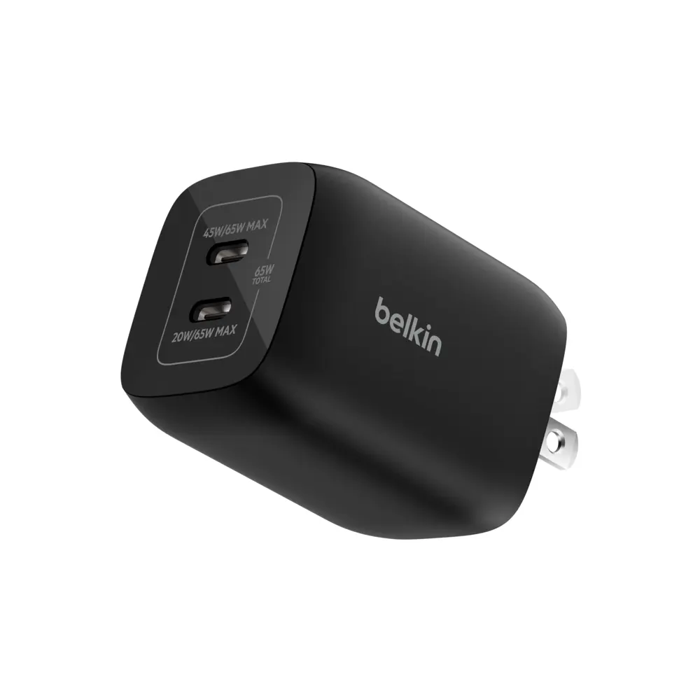 Belkin Gaming Dual USB-C Wall Charger 65W for Nintendo Switch 2 Belkin Gaming Dual USB-C Wall Charger 65W for Nintendo Switch 2