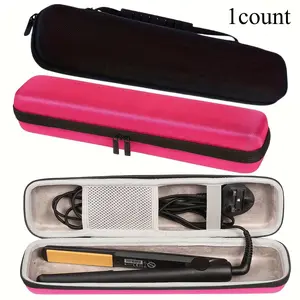 Hair Straightener Travel Case, 1 Count Hard Travel Bag for Classic Hair Straightener & Curling Styler, Hair Straightener Travel Case for Vacation, Hair Curler Storage Bag, Beauty Tools, Hair Styling Tools