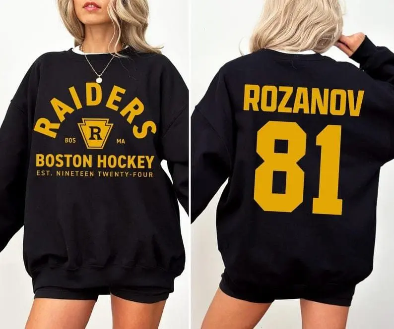 [Sale Up To 50%] Ilya Rozanov Boston Raiders Sweatshirt, Heated Rivalry Inspired Shirt, Hudson Williams Connor Storrie Shirt, Ilya Rozanov Boston Sweatshirt, streetwear graphic tee