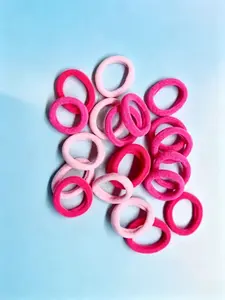 Durable Ponytail Scrunchie, Seamless Hair Tie, High Elasticity, Minimalist Design, Small Size, Macaron Color, Gentle on Hair