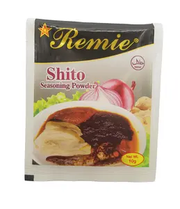Shito seasoning powder (Pack of 10, 10g each) (pepper gravy, hot spice blend, shitto)
