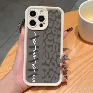 Fashion Leopard-pattern Phone Case, TPU Decorative Phone Protector Cover, Phone Accessories Compatible with iPhone 11 12 13 14 15 16 17 Pro Max/Pro/Plus