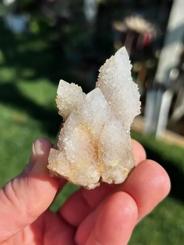 Spirit Quartz cluster aka Cactus quartz