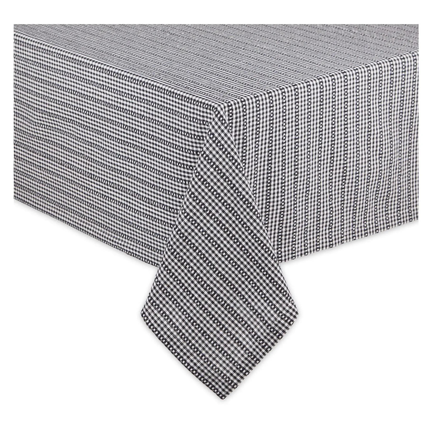 Design Imports 52" x 52" Farmhouse Gingham Tablcloth