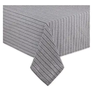 Design Imports 52" x 52" Farmhouse Gingham Tablcloth