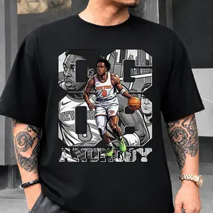 Anunoby Basketball Player T-Shirt, Comic Graphic Tee, Game Day Fan Gift