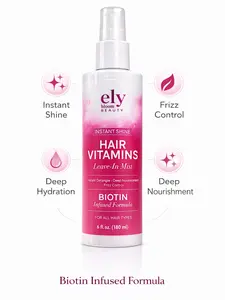 Hair Vitamins Leave- In Mist Treatment for Soft, Shiny, Frizz Control & Hydration (BIOTIN)