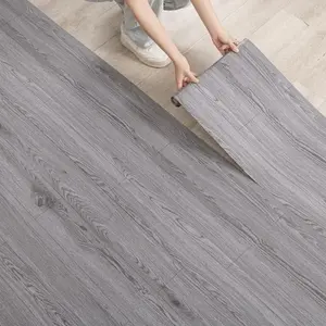 Peel and Stick Wood Grain Wallpaper Waterproof Wear-Resistant PVC Wall Floor Sticker Self-Adhesive Easy DIY Removable Decor for living room bedroom Indoor Decoration home wall panel
