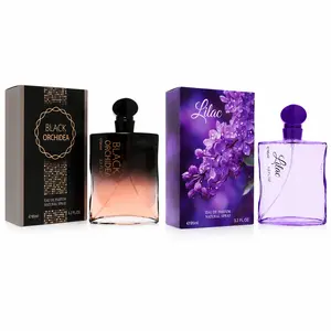 Black Orchidea & Lilac Women's Perfume Gift Set (2 Pack) – Long Lasting Floral Sweet Eau de Parfum Fragrance Collection for Women, Everyday Wear & Special Occasion Perfume Bundle