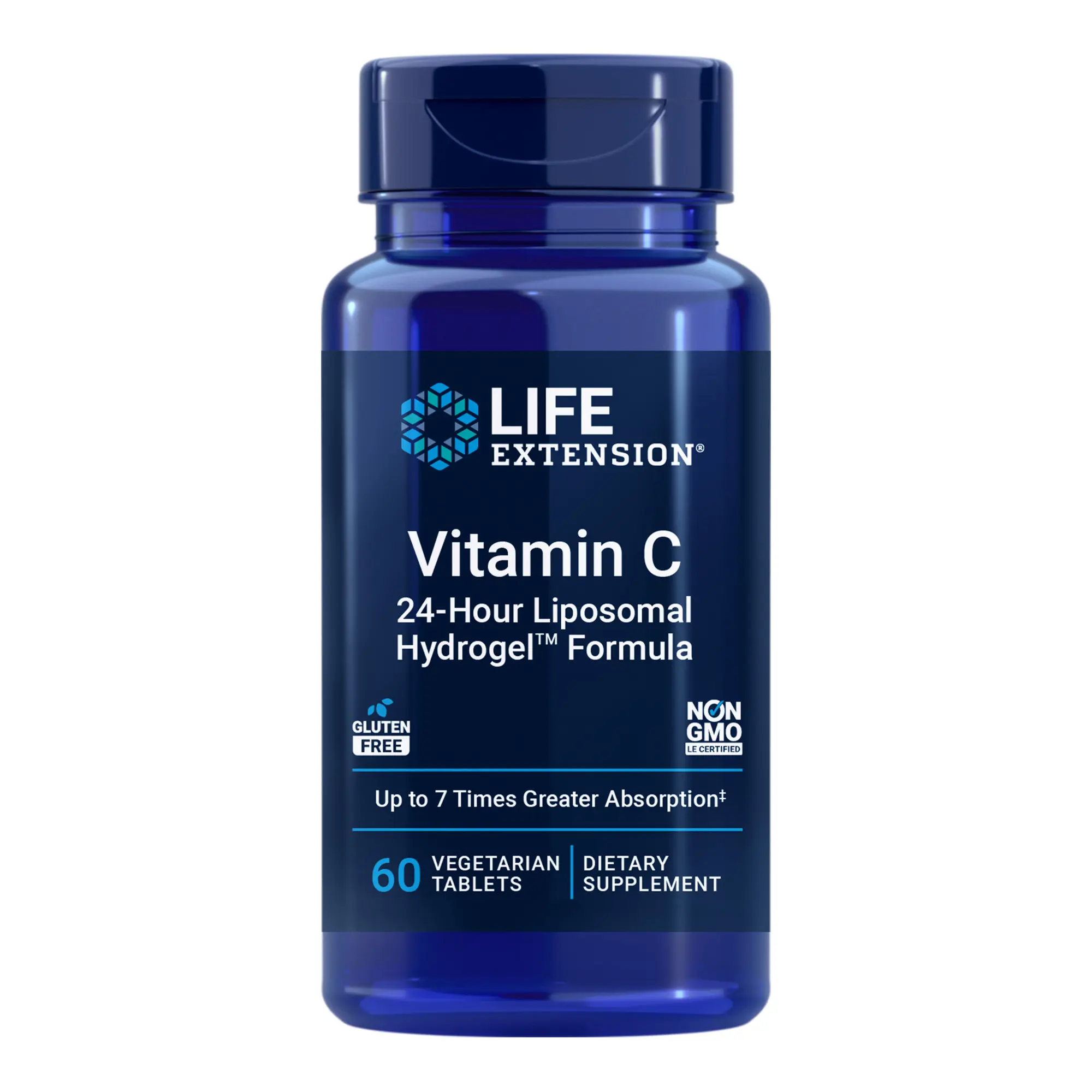Life Extension Vitamin C 24-Hour Liposomal Hydrogel™ Formula 60 Vegetarian Tablets Life Extension Vitamin C 24-Hour Liposomal Hydrogel™ Formula 60 Vegetarian Tablets