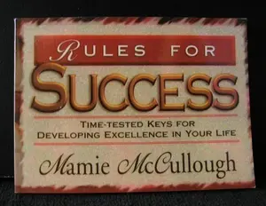 USED-The Rules for Success by Mamie McCullough (Paperback)