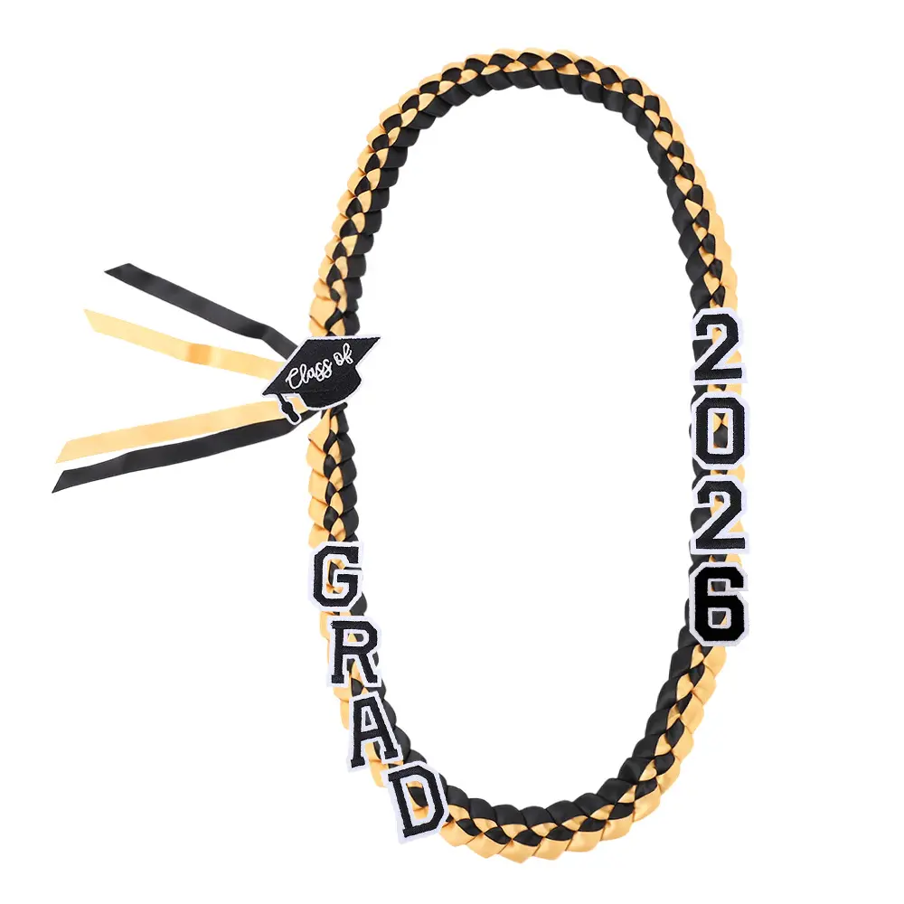 New arrival double layer satin ribbon graduation wreath braided collar gift ribbon ribbon rope honor rope handmade ribbon wholesale New arrival double layer satin ribbon graduation wreath braided collar gift ribbon ribbon rope honor rope handmade ribbon wholesale