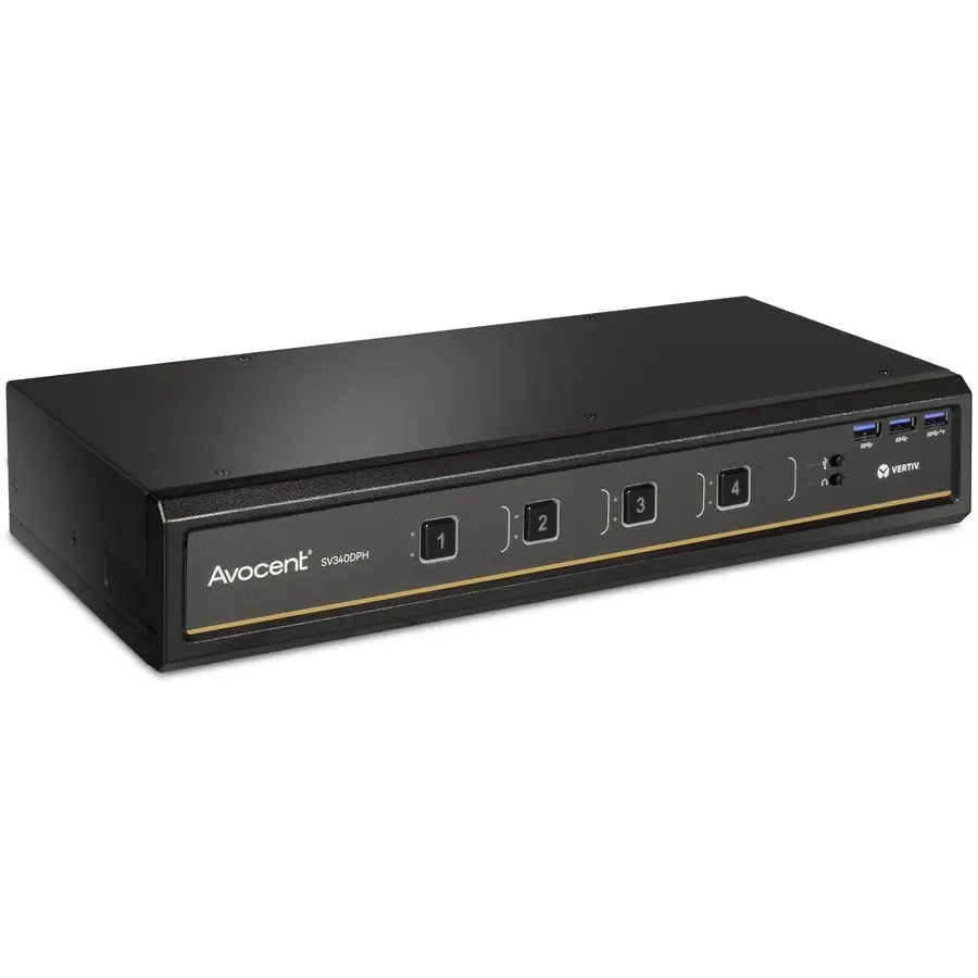 Vertiv Avocent SV340DPH 4-Port Dual-Head Secure KVM Switch