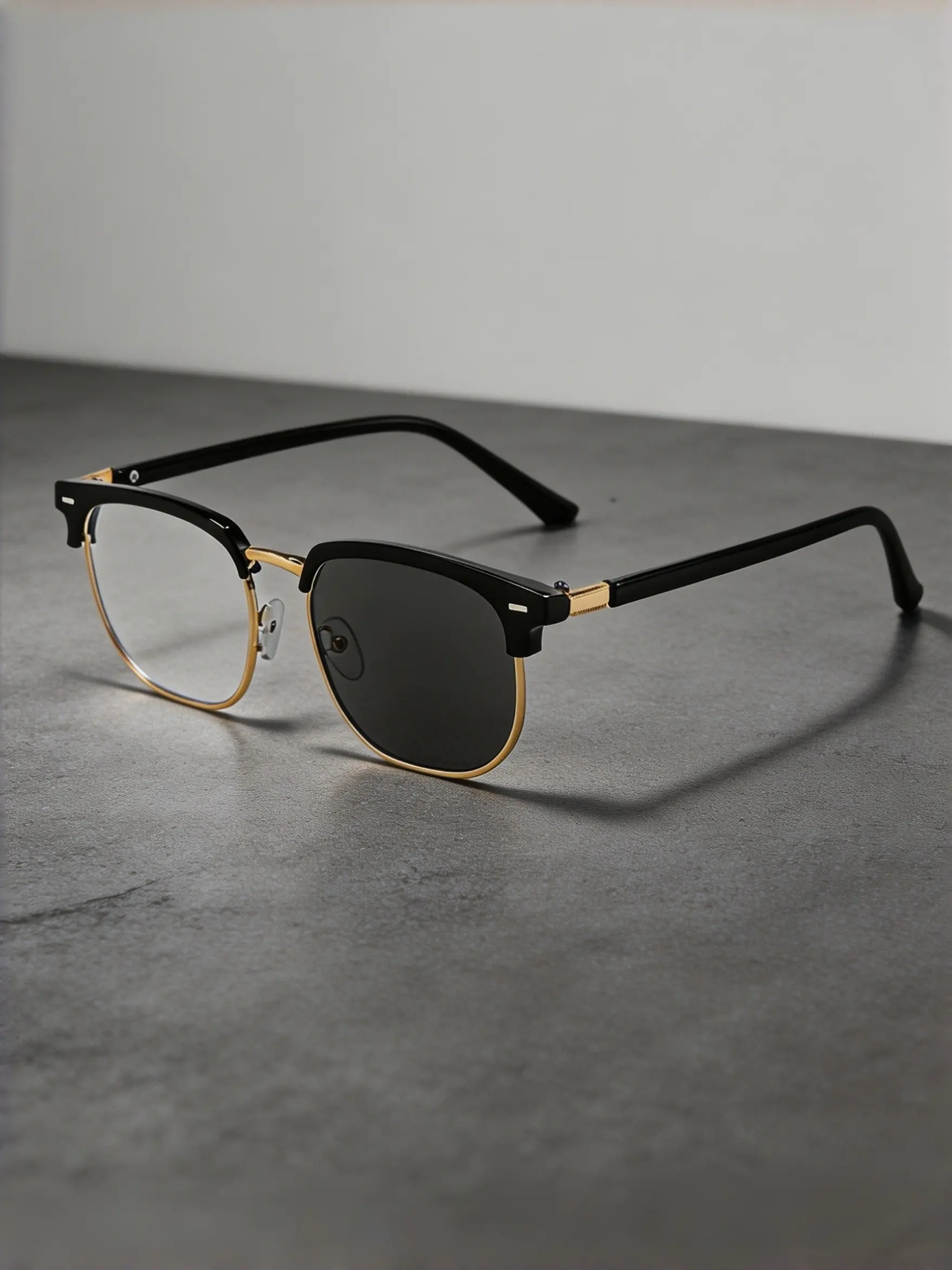 Fashionable Half-Frame Blue Light Blocking Glasses, Lightweight Build Durable Frame, Perfect for Work Study, Computer Phone Use, Daily Wear