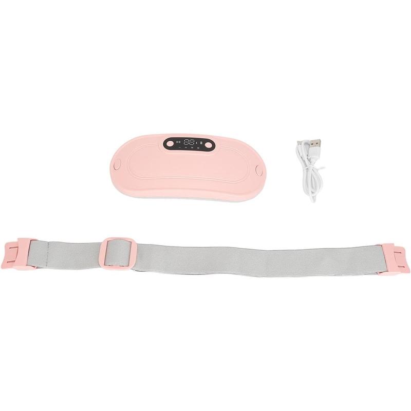 Portable Heating Pad, Heating Pads Automatic Shut Off Belly Wrap Adjustable Belt Pad Comfort Pink