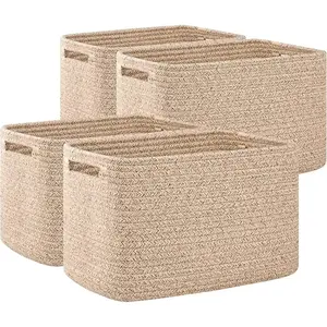 OIAHOMY 4 Pack Storage Baskets