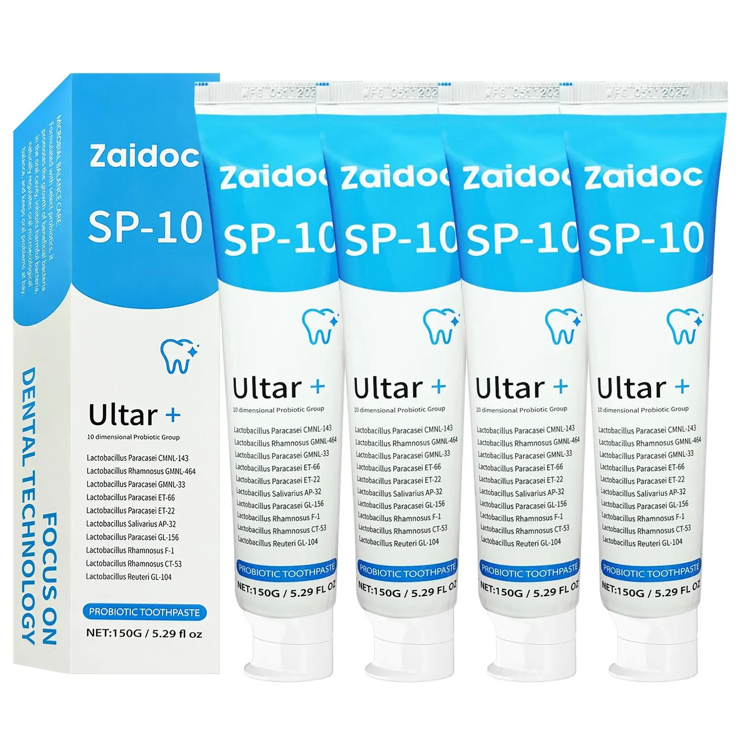 Probiotic toothpaste sp-10 Freshens breath, deep cleans and protects teeth Mild and non-irritating for all types of teeth
