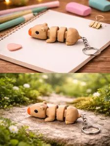 Capibara Flexi Keychain