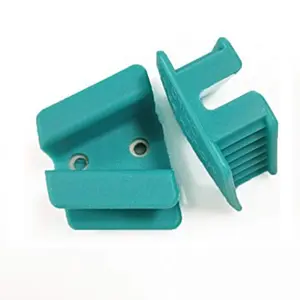 Autoclavable Dental Silicone Mouth Prop Bite Block Latex Free 2pcs/Pack (Blue)
