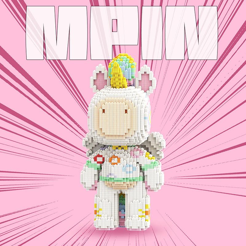 Cute Horse Series Building Blocks Set, Block Figures, 34cm High, 3800 Pieces, Unisex Adult Toy, Perfect Gift, Home Decoration Ornament